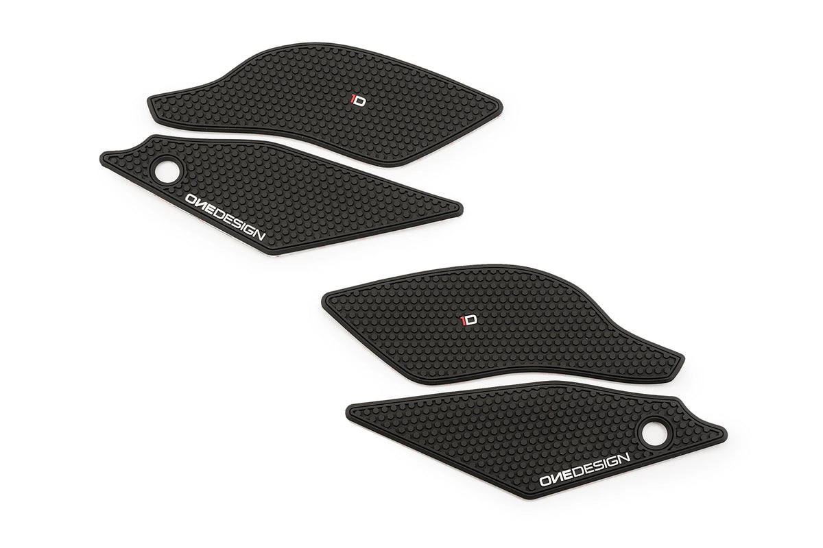 Puig Tankpad en Gripstickers - Yamaha YZF-R1 2020-2026 | YZF-R1M 2020-2026 - Zwart / Transparant