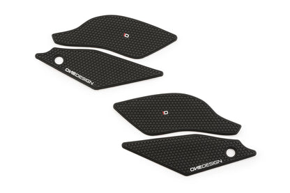 Puig Tankpad en Gripstickers - Yamaha YZF-R1 2020-2026 | YZF-R1M 2020-2026 - Zwart / Transparant