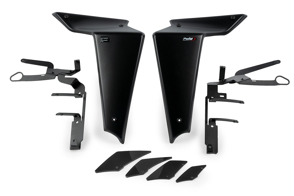 Puig Downforce Zijspoilers - Yamaha MT-09 2021-2023 | MT-09 SP 2021-2023 - Zwart / Rood en meer