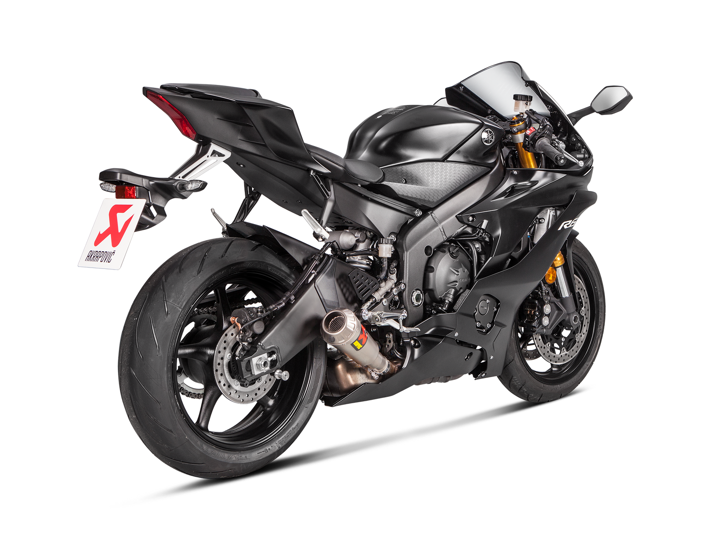 Akrapovič Uitlaat - Yamaha R6 2006-2016 & meer - Slip-On Line (Titanium)