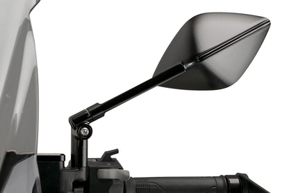 Puig TOP TECH I ALU Stuurspiegel - Zilver / Zwart - Links / Rechts / Set
