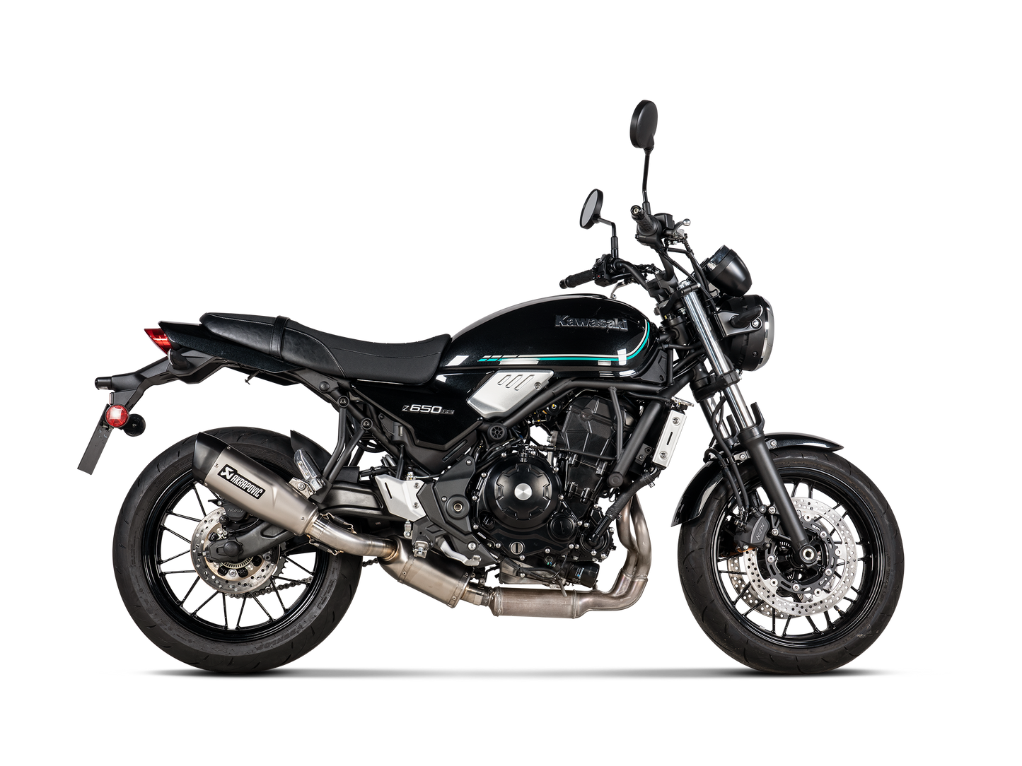 Akrapovič Uitlaat - Kawasaki Z650 RS 2022-2024 - Slip-On Line (Titanium)
