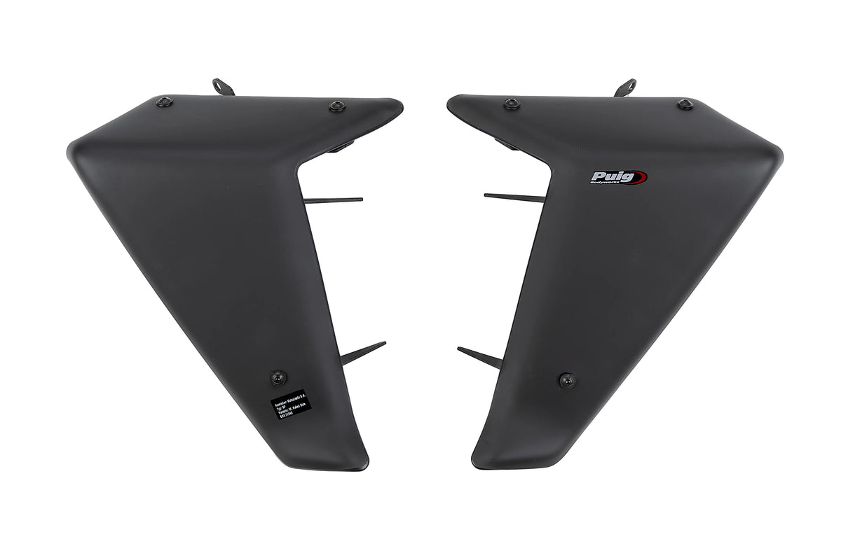 Puig Downforce Zijspoilers - Honda CB750 Hornet 2023-2024 - Mat Zwart / Zwart