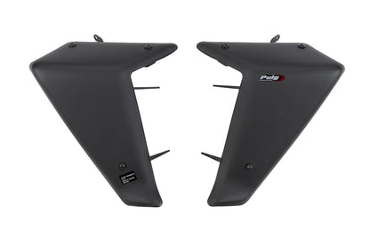 Puig Downforce Zijspoilers - Honda CB750 Hornet 2023-2024 - Mat Zwart / Zwart