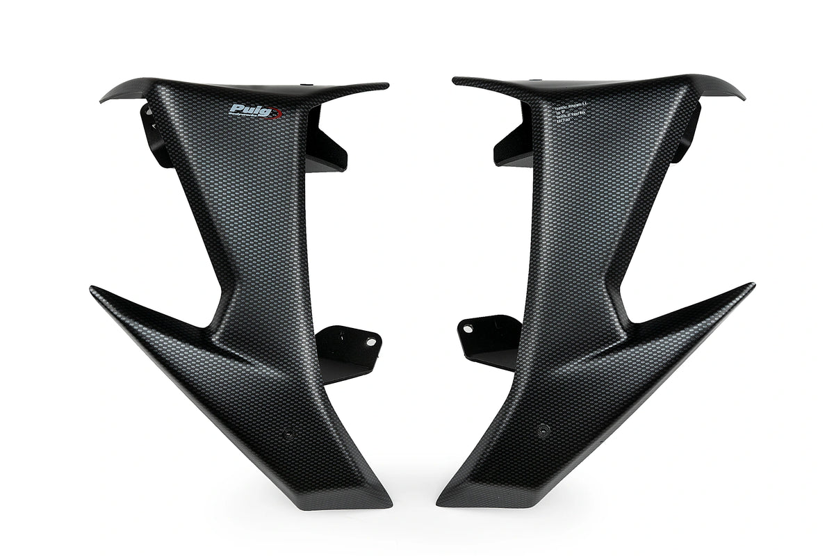 Puig Downforce Zijspoilers - Suzuki GSX-8S 2023-2026 - Carbon Look / Mat Zwart