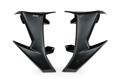 Puig Downforce Zijspoilers - Suzuki GSX-8S 2023-2026 - Carbon Look / Mat Zwart