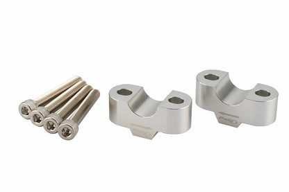 Puig Stuurverhogerset - BMW F750GS 2018-2023 | F800GS 2024-2026 - 20 / 30 mm - Zwart / Zilver
