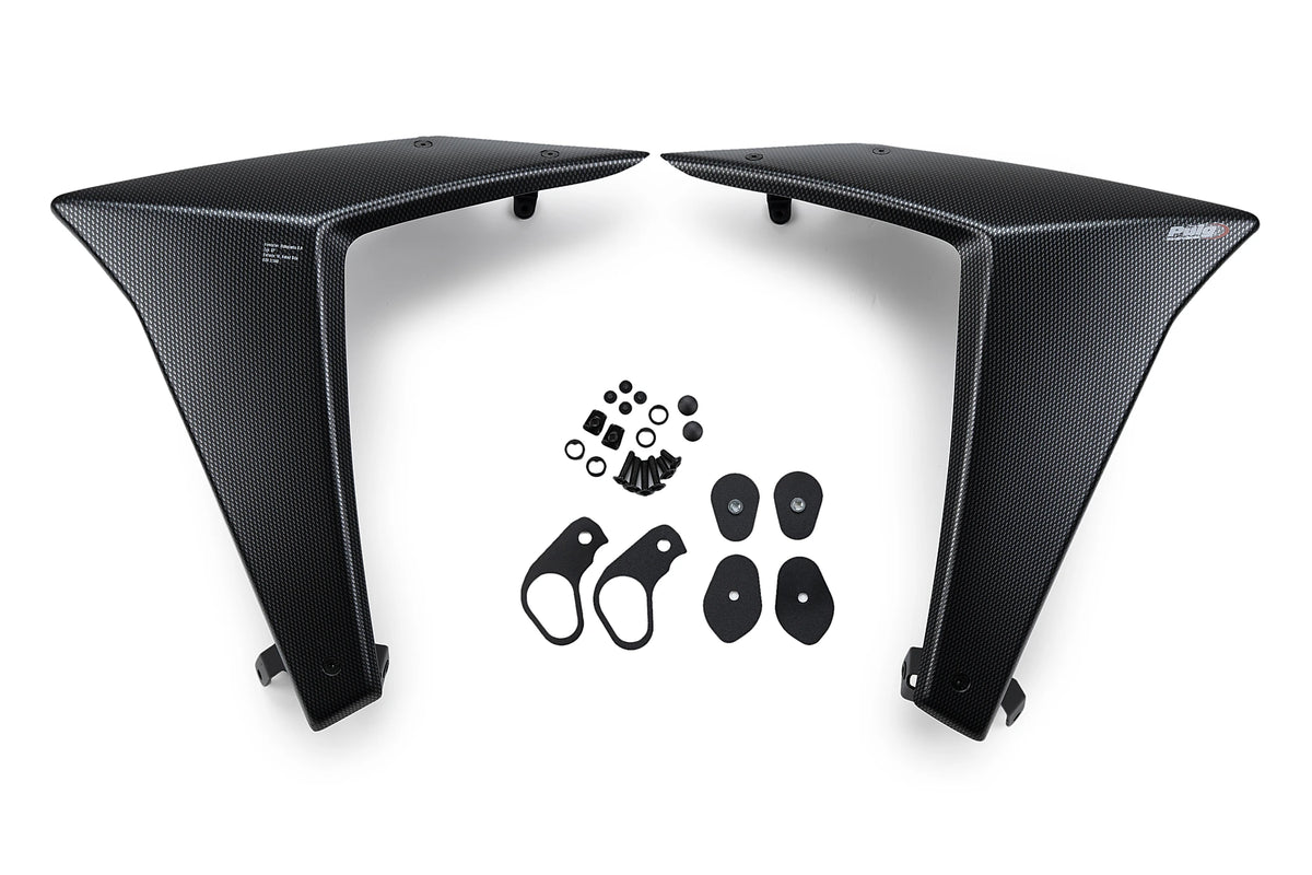 Puig Downforce Zijspoilers - Yamaha MT-09 2024-2026 | MT-09 SP 2024-2026 - Carbon Look / Mat Zwart