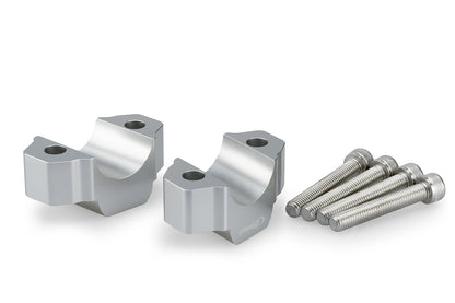 Puig Stuurverhogerset - Yamaha MT-09 2024-2026 | MT-09 SP 2024-2026 - 25 mm - Zwart / Zilver