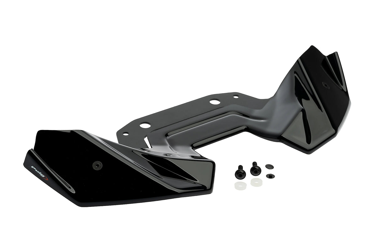 Puig Naked Front Spoiler - Honda CB1000 Hornet 2025-2026 | CB1000 Hornet SP 2025-2026 - Zwart / Mat Zwart en meer