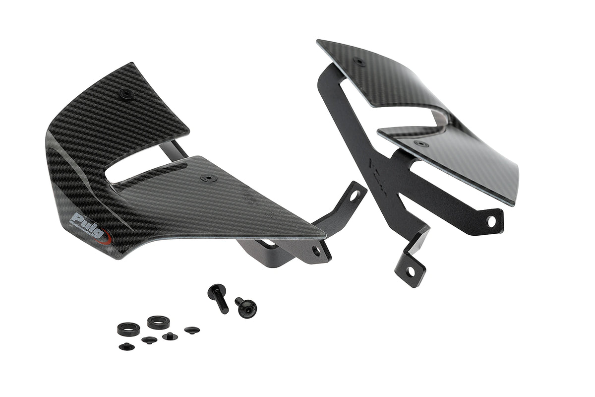 Puig D12 Zijspoilers - Aprilia Tuono 457 2025-2026 - Zwart / Mat Zwart en meer