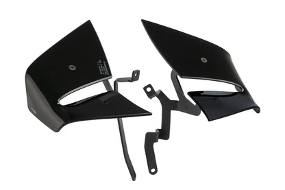 Puig D12 Zijspoilers - Kawasaki Z1100 2025-2026 | Z1100 SE 2025-2026 - Zwart / Mat Zwart en meer