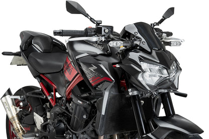 Puig D12 Zijspoilers - Kawasaki Z900 2020-2024 - Carbon Look / Mat Zwart en meer
