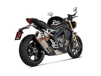 Akrapovič Uitlaat - Triumph Speed Triple 1200 RS / RR 2021-2024 - Slip-On Line (Titanium) - Motor Accessoires