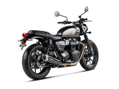 Akrapovič Uitlaat - Triumph Street Twin 2016-2020 - Slip-On Line (Titanium)