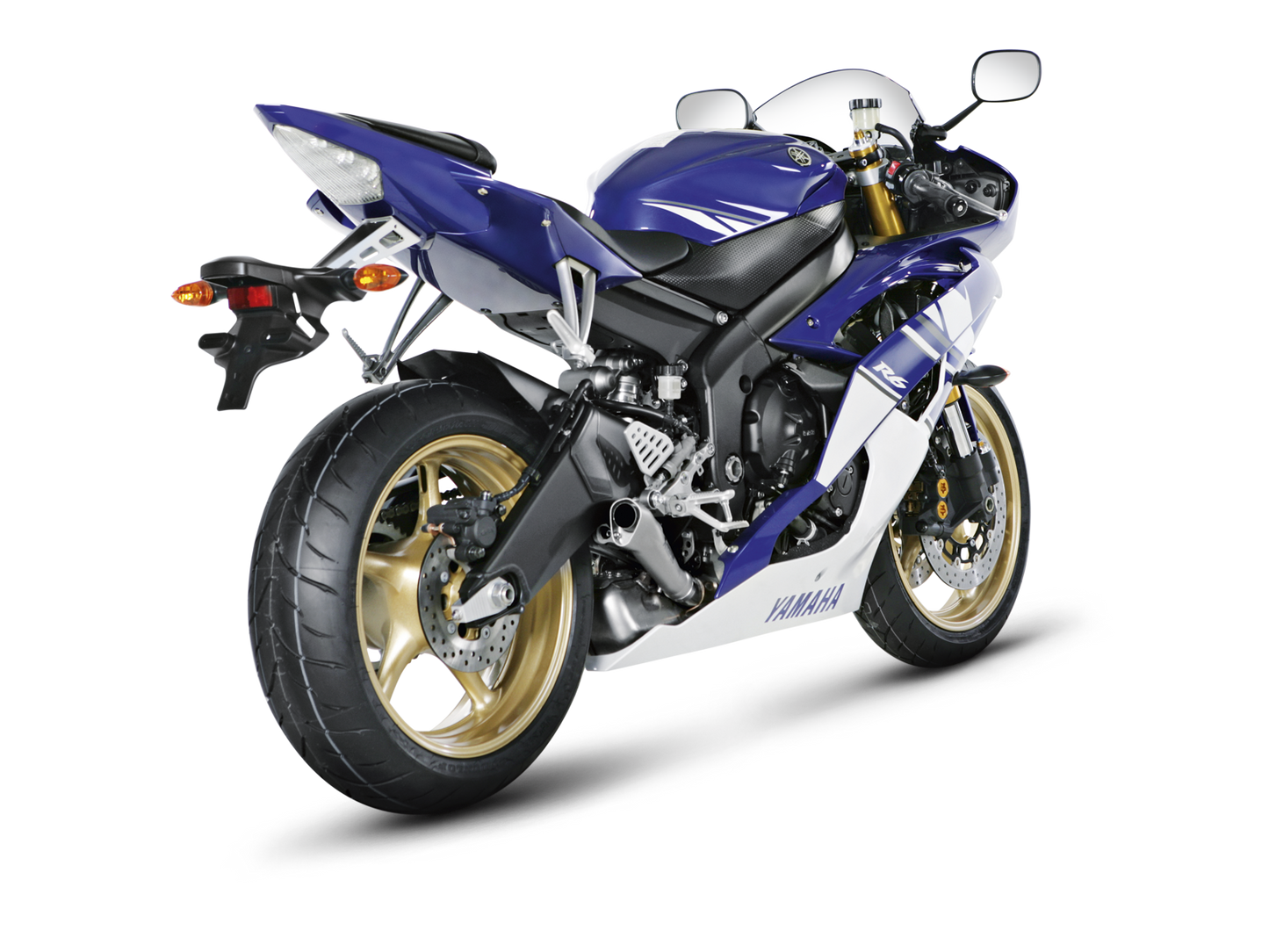 Akrapovič Uitlaat - Yamaha R6 2006-2016 & meer - Slip-On Line (Titanium)