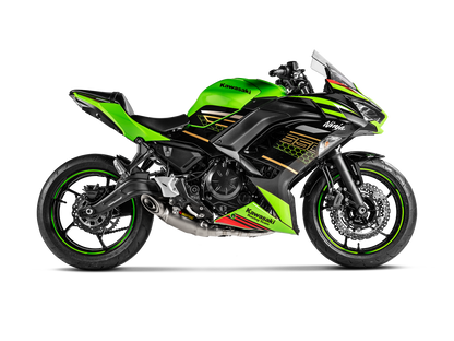 Akrapovič Uitlaat - Kawasaki Ninja 650 2017-2026 & meer - Racing Line (Titanium)