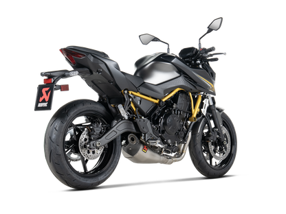 Akrapovič Uitlaat - Kawasaki Ninja 650 2021-2026 | Z650 2021-2026 - Racing Line (Titanium) - Motor Accessoires