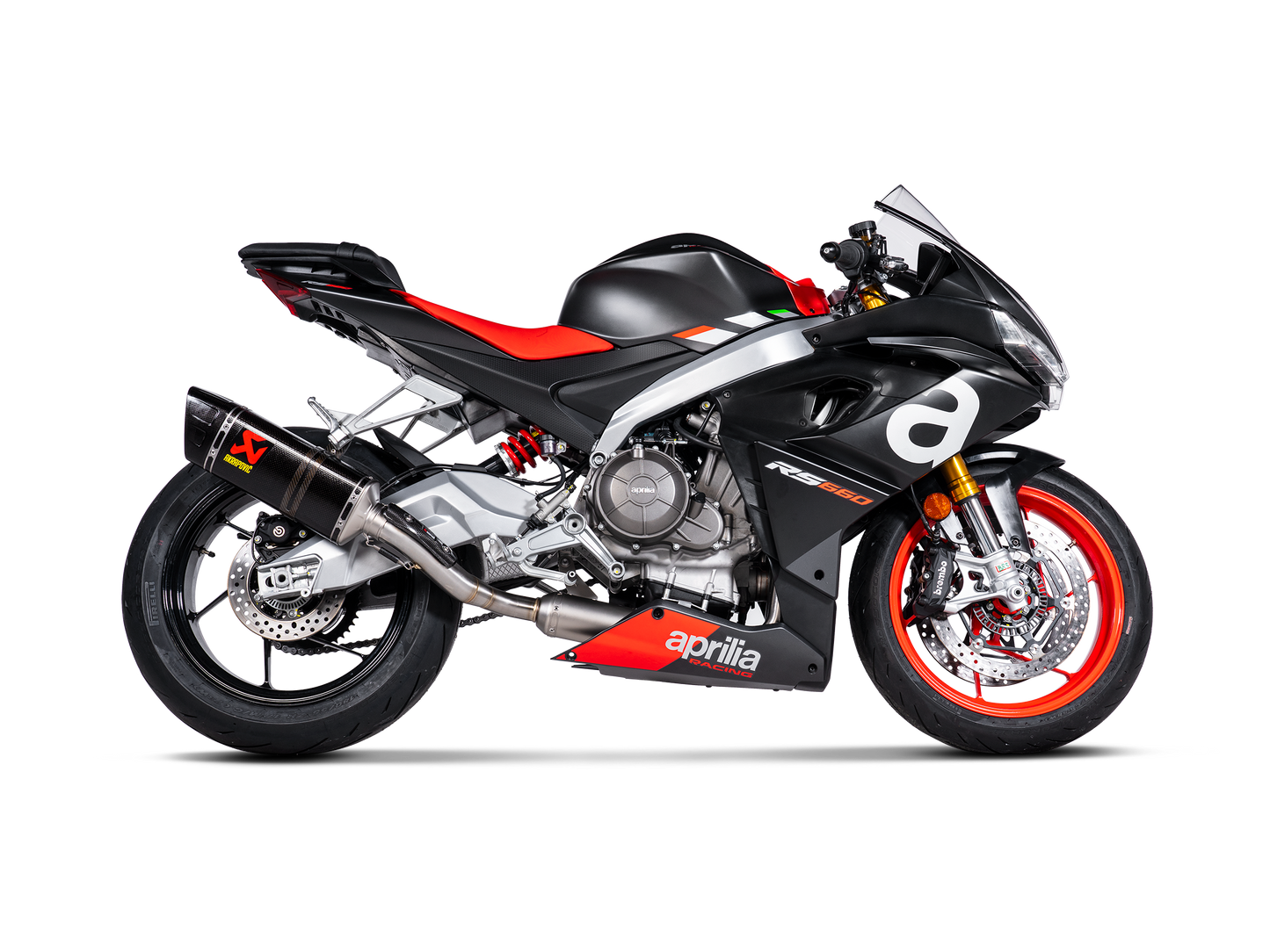 Akrapovič Uitlaat - Aprilia RS 660 2021-2025 & meer - Racing Line (Carbon)