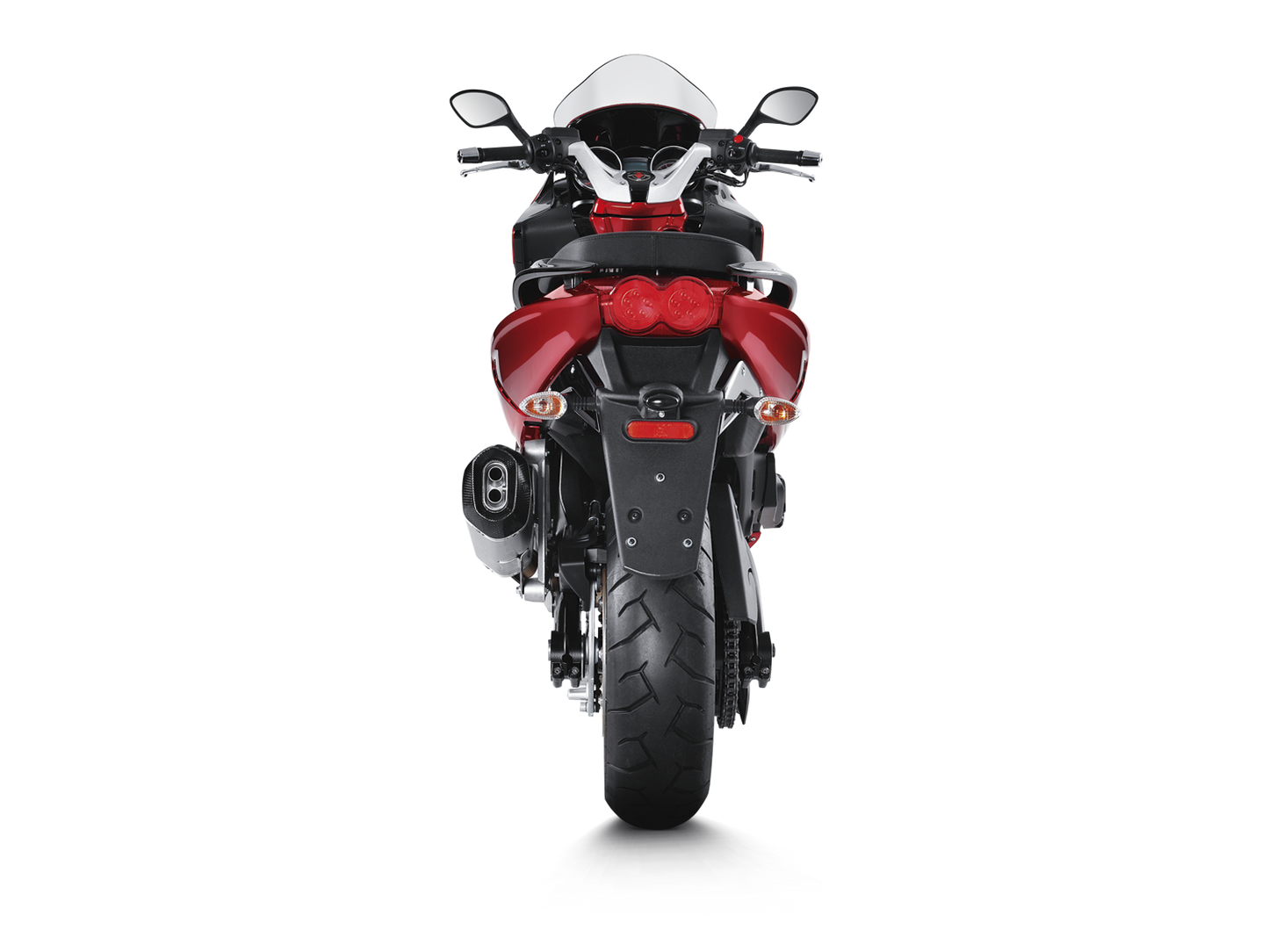 Akrapovič Uitlaat - Aprilia SRV 850 2012-2016 | Gilera GP 800 2008-2015 - Slip-On Line (SS) - Motor Accessoires