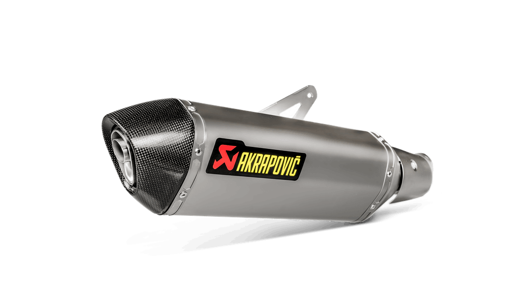 Akrapovič Uitlaat - Kawasaki Ninja 400 2018-2024 | Z400 2019-2024 - Slip-On Line (Titanium) - Motor Accessoires