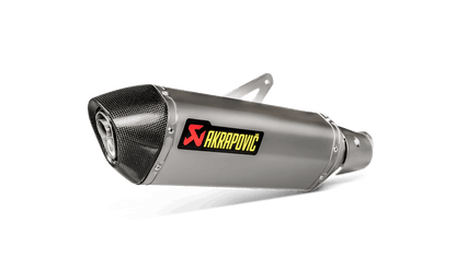 Akrapovič Uitlaat - Kawasaki Ninja 400 2018-2024 | Z400 2019-2024 - Slip-On Line (Titanium) - Motor Accessoires