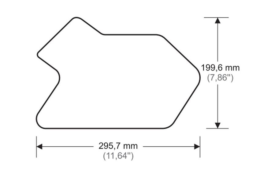 Tank Protector/Grip Stickers Zwart Puig Bmw R1200Gs Adventure ’14-‘18