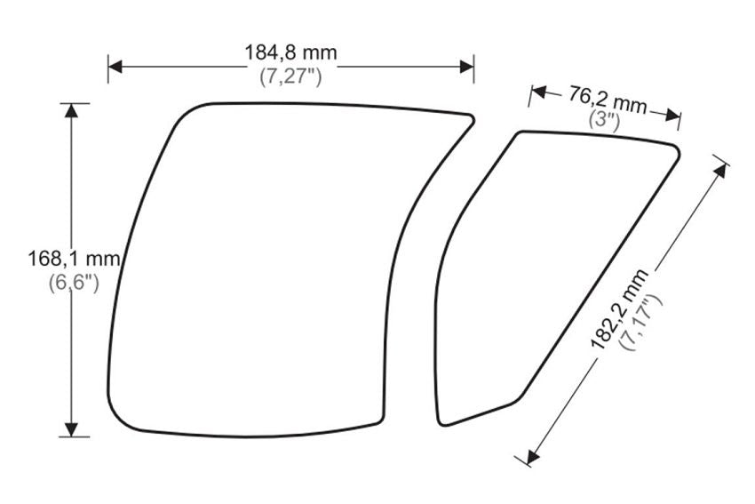 Tank Protector/Grip Stickers Zwart Puig Ducati Panigale V4 (S)/ Speciale ’18-