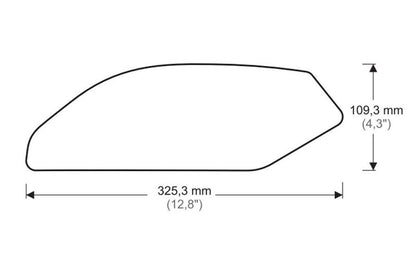 Tank Protector/Grip Stickers Zwart Puig Suzuki Gsx-S1000 ’15-/F ’16-