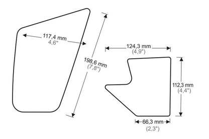 Tank Protector/Grip Stickers Zwart Puig Yamaha Mt-10/Sp ’16-