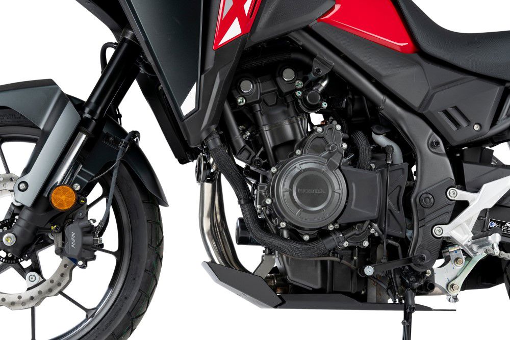 Carterplaat Zwart Aluminium Puig Honda Cb500X '19-24 / Nx500 '24-