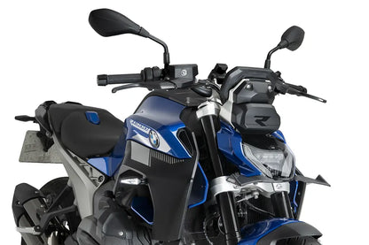 Puig Naked Front Spoiler - BMW R1300R 2025-2026 - Zwart / Mat Zwart en meer