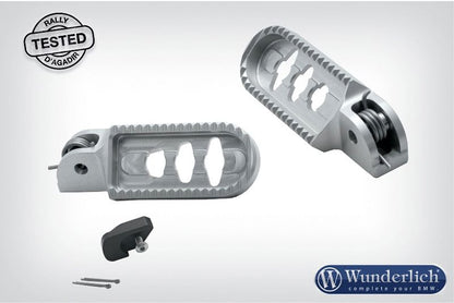Footrest Lowering Kit - Silver Bmw R1200Gs Lc/Adventure Wunderlich