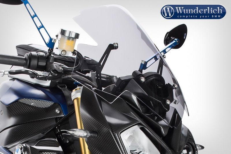 Windscreen Â»Marathonâ« High Bmw S1000R '14-- Clear Wunderlich