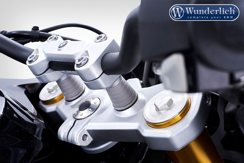 Handlebar Riser Ergo 25Mm Bmw G310Gs/R - Silver Wunderlich