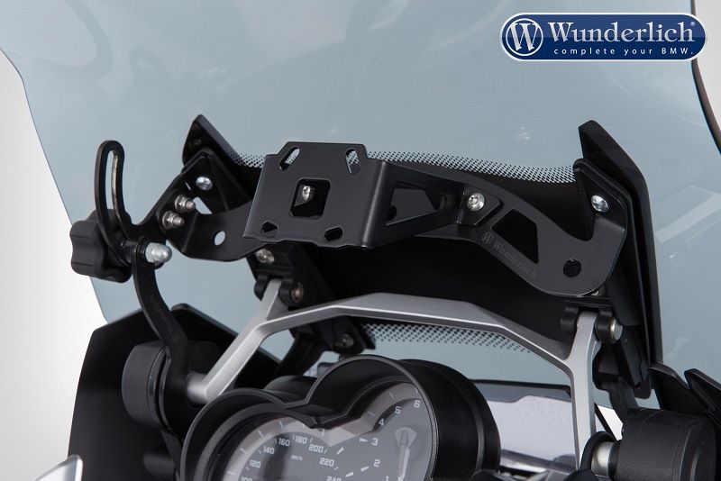 Navigation Holder For Screen Reinforcement - Black Bmw R1200Gs Lc/Adventure Wunderlich