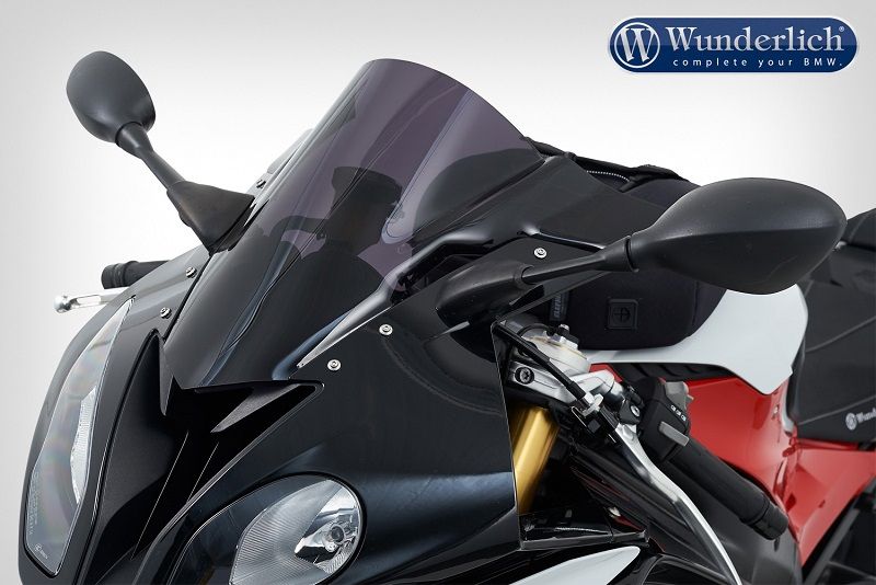 Windshield Bubble Bmw S1000Rr '15-- Smoked Grey Wunderlich
