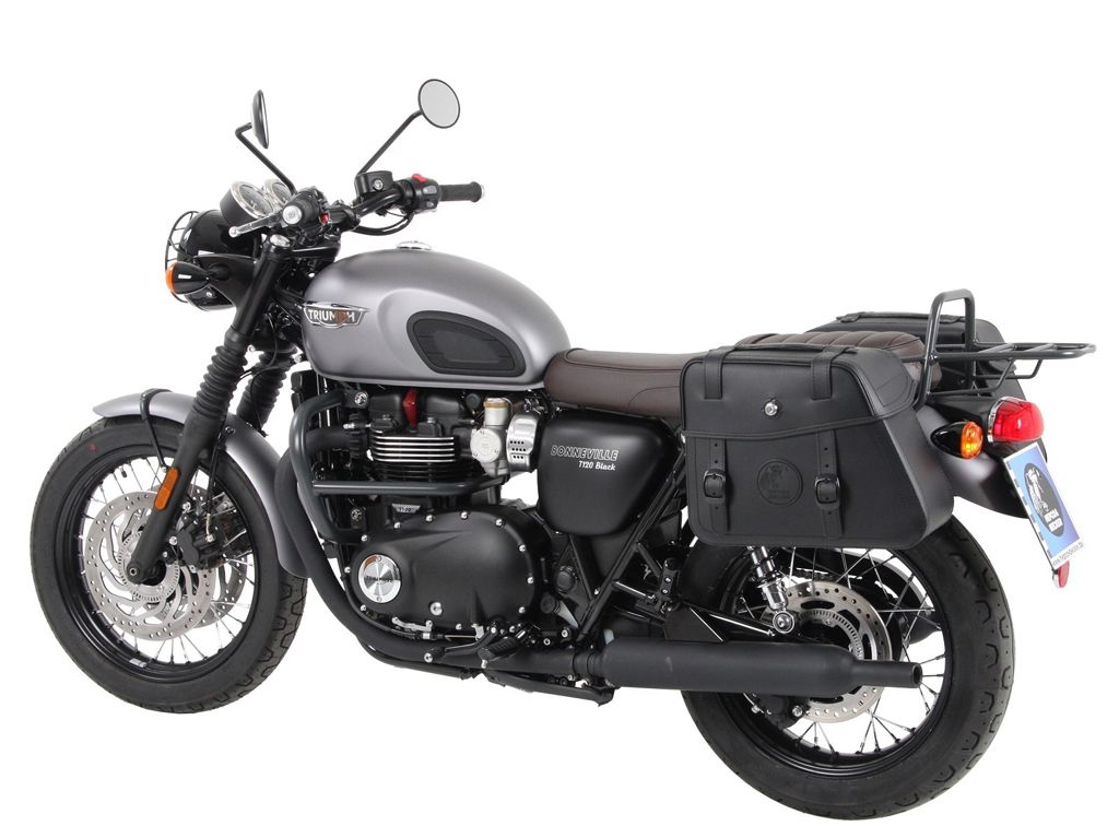 C-Bow Tasdragers Chroom Hepco&Becker Triumph Bonneville T120 '16-