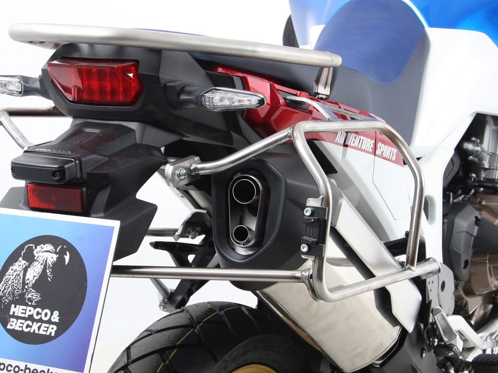 Kofferset Hepco&Becker 'Cutout' Met Rvs Rek En Xplorer Koffers Honda Crf1000L Africa Twin '18-