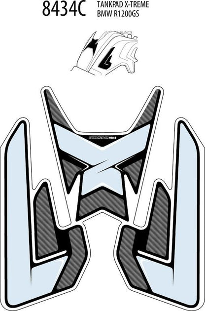 Tankprotectieset 3-Delig Puig Bmw R1200Gs Lc '13-