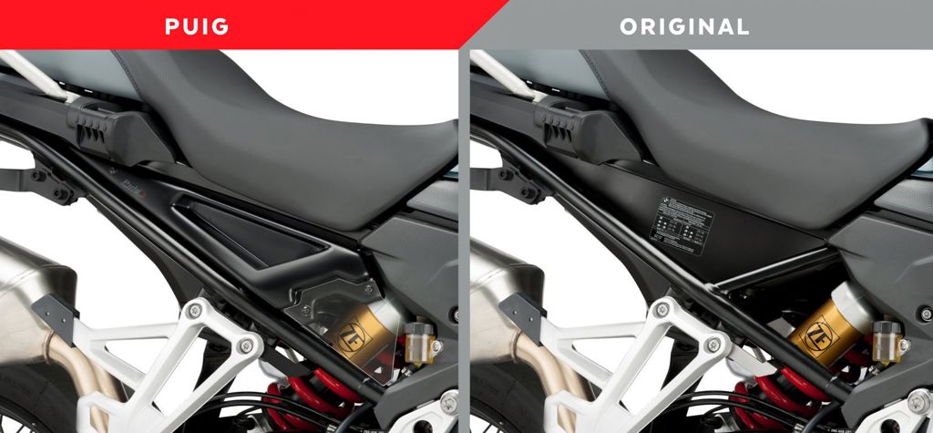 Side Cover Panel Rear Spoiler Links Puig Bmw F750Gs '18- Mat Zwart