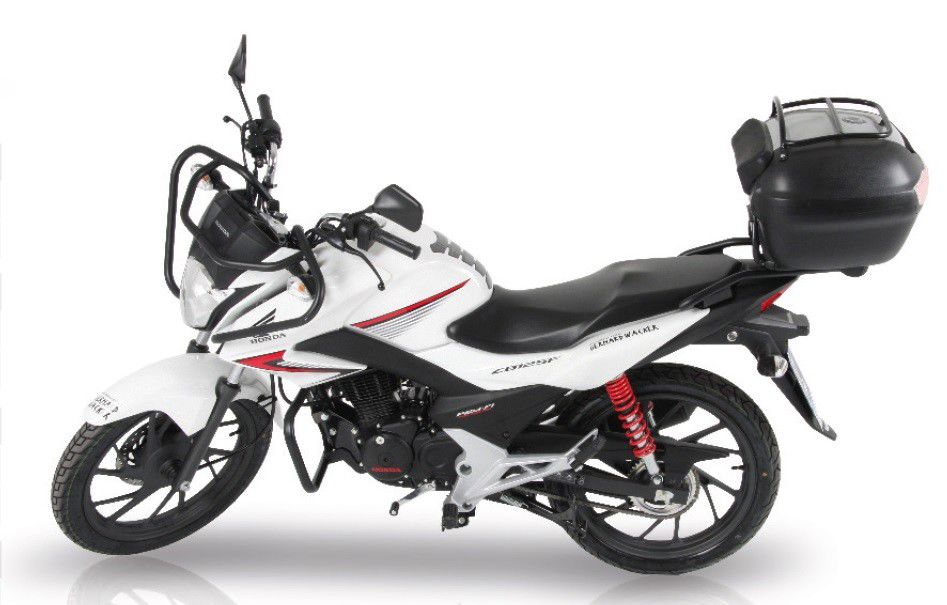 Topdrager Zwart Alurack Hepco&Becker Honda Cb125F '15-20