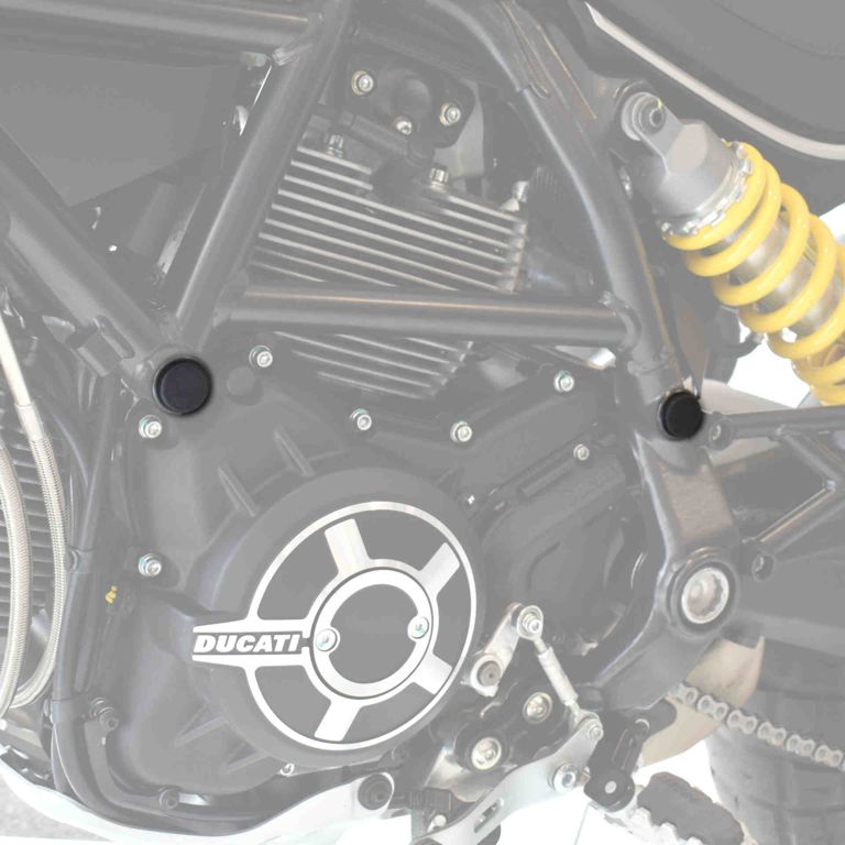 Frame End Caps Puig Voor De Ducati Monster 797 / Scrambler Icon-Classic-Full Throttle / Sixty2 / Urban Enduro /Flat Track Pro / Desert Sled / Cafe Racer