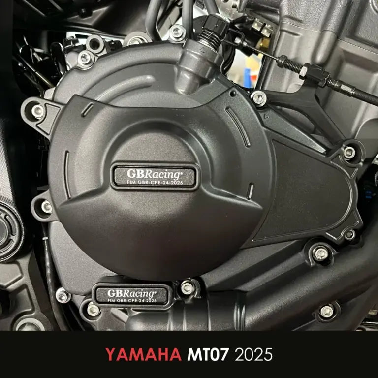 GB-Racing Motorcover Set - Yamaha MT-07 2025-2026 | Yamaha Tracer 7 2025-2026 | Yamaha Tracer 7 GT 2025-2026 en meer