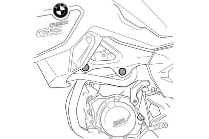 Frame End Caps Puig Voor De Bmw F850Gs/F750Gs '18-