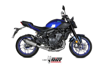 Mivv 2-1 Systeem Met Ak-1 Titanium Yamaha Mt-07 '25- Goedgekeurd
