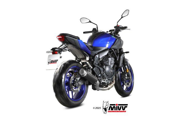 Mivv 2-1 Systeem Met Gp Pro Black Yamaha Mt-07 '25- Goedgekeurd