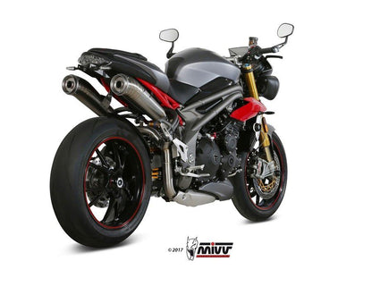 Mivv Ghibli Rvs Dempers High Up (2 Stuks) Triumph Speed Triple 1050 '16-