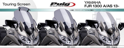 Vervangingsruit Touring Puig Yamaha Fjr1300 '13-