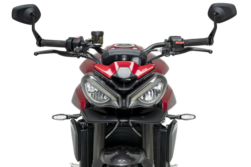 Naked Front Spoiler carbon look Puig voor Triumph Speed Triple / Street Triple
